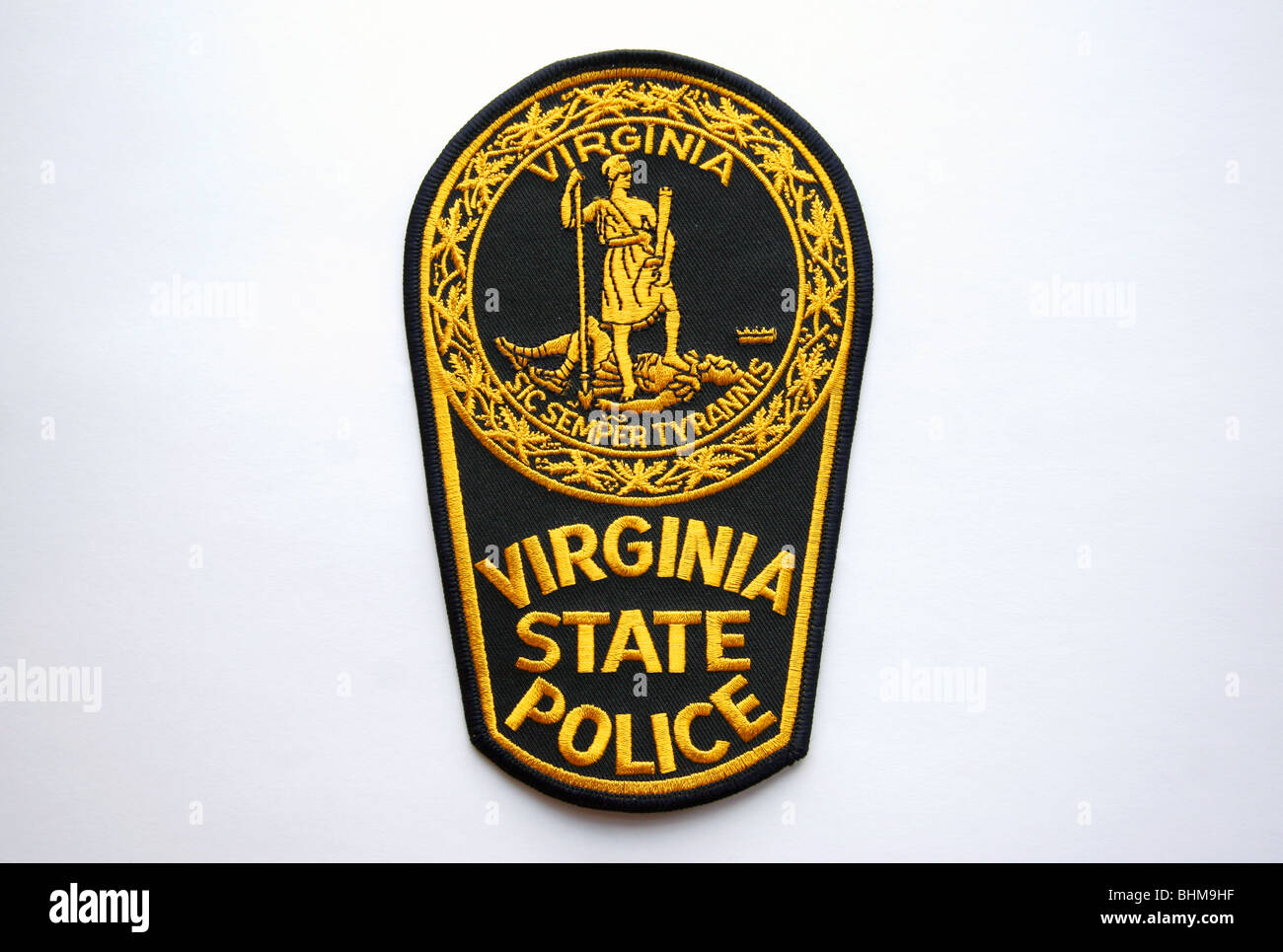 Patch of the Virginia State Police Stock Photo