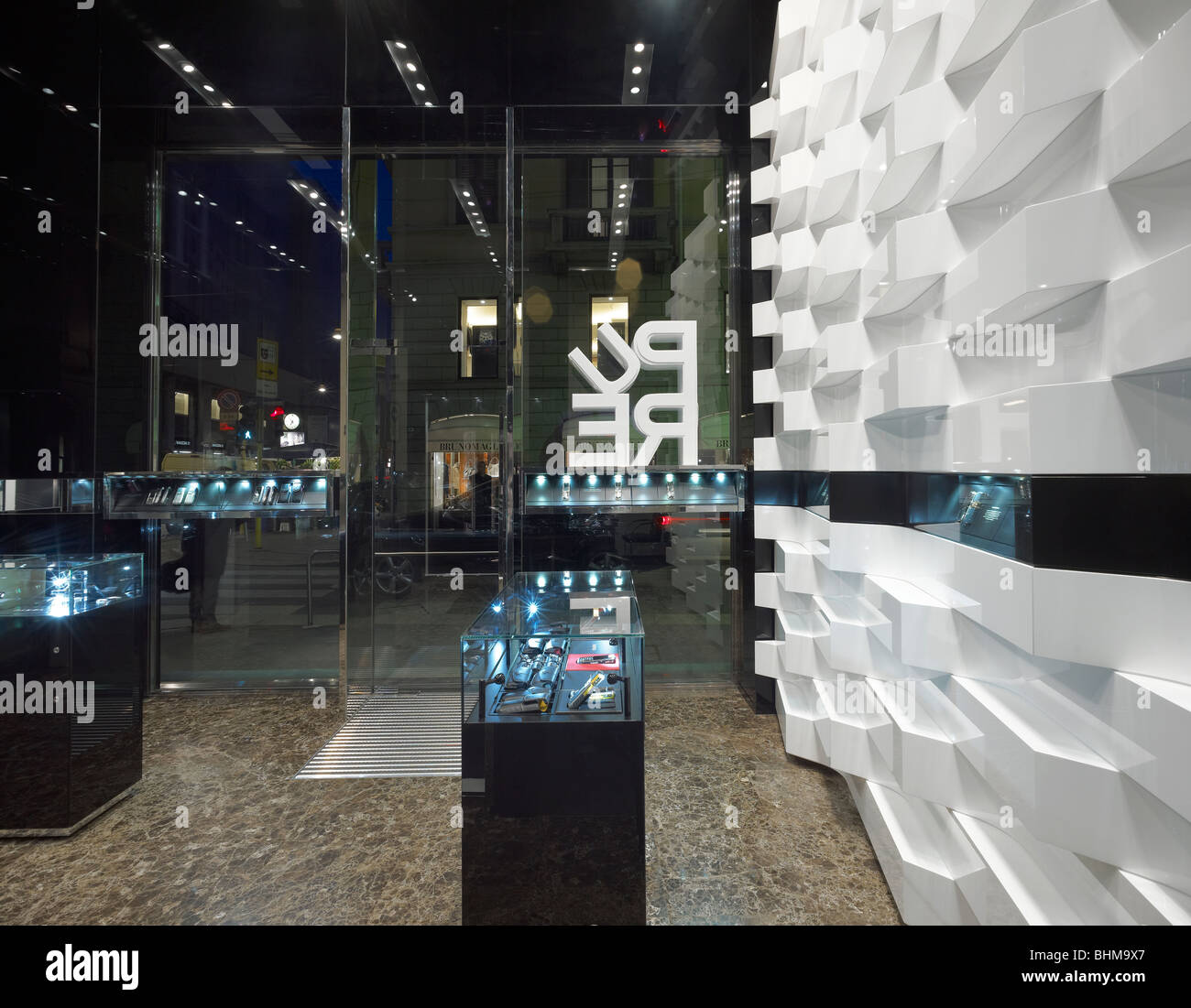 Vertu store in Milano, Italy Stock Photo Alamy
