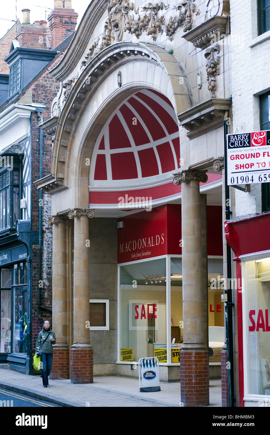 Macdonalds furniture shop York North Yorkshire UK Stock Photo Alamy