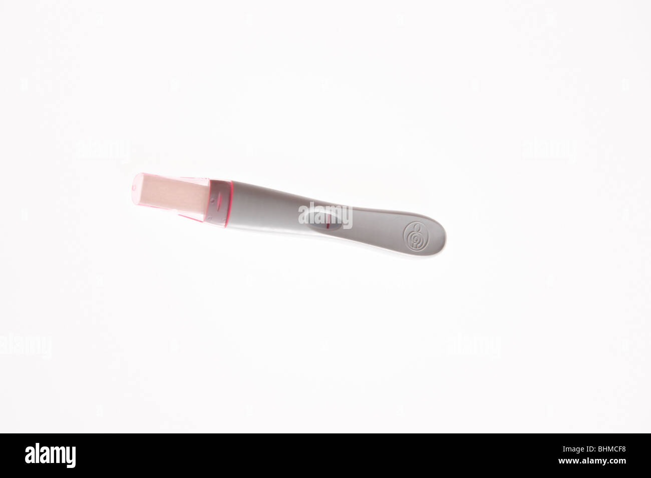 Pregnancy test kit negative Stock Photo