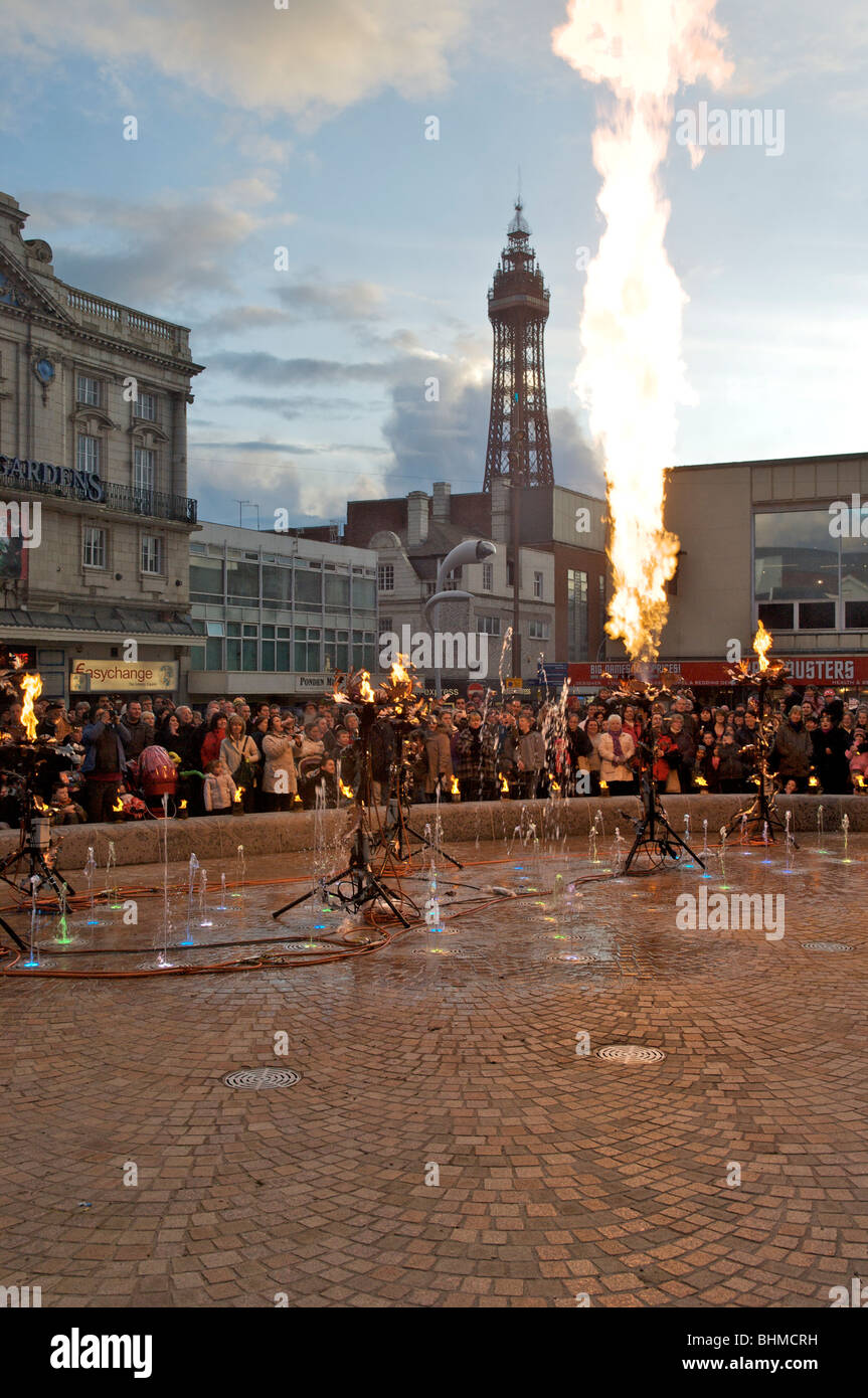 Heat the Streets event held in Blackpool Stock Photo