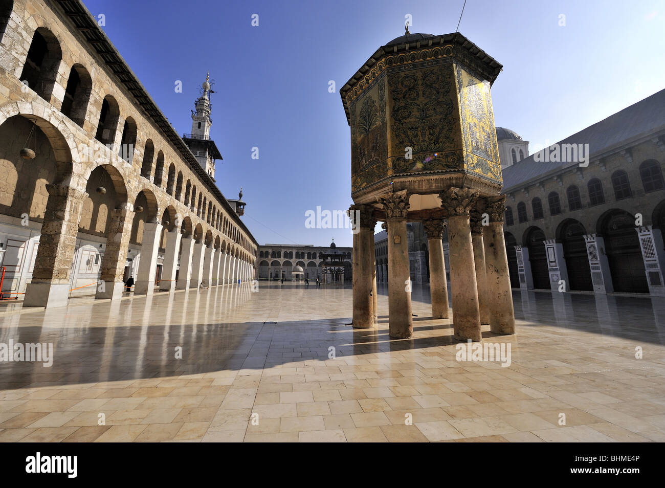 Umayyad Mosque in Damascus capital of Syria Stock Photo