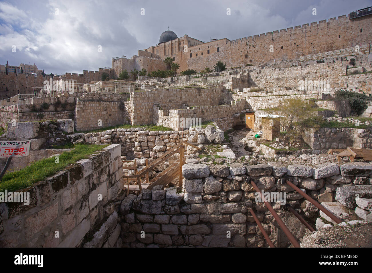 Jerusalem, the Holy  City Stock Photo