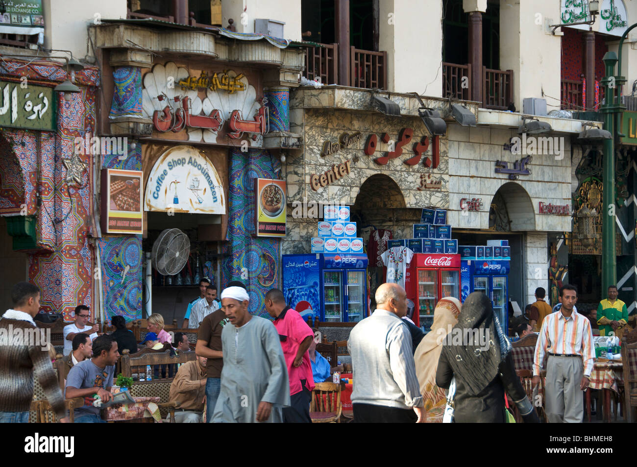 Shopping Street Scene Cairo, Egypt Stock Photo Alamy