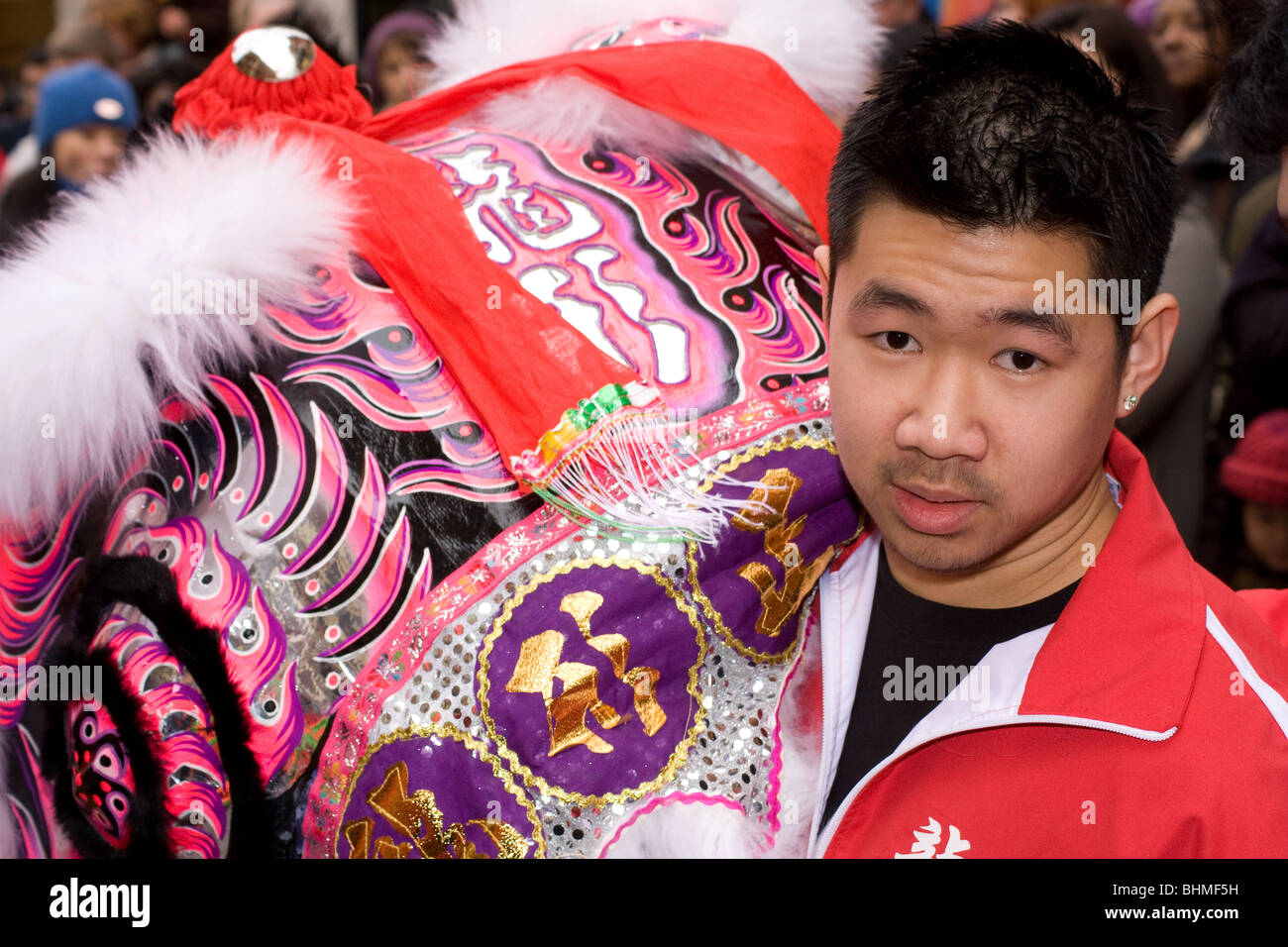 Chinese New Year celebrations , Year of the Tiger, Soho, London, UK Stock Photo