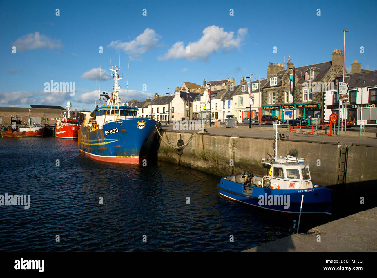 Fishing Boats Harbour Macduff High Resolution Stock Photography and ...