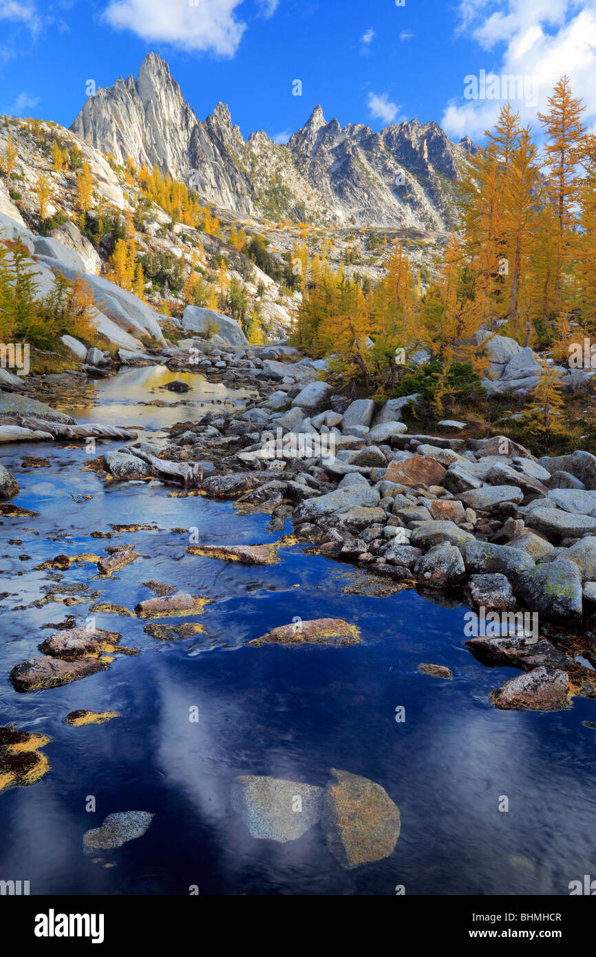 Larch trees enchantment lakes hi-res stock photography and images - Alamy
