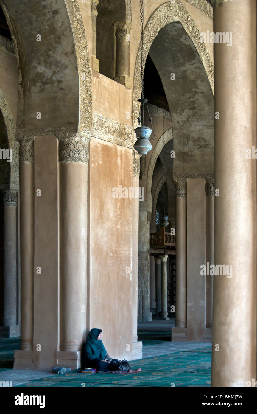 Ibn Tulun Mosque Court Cairo Egypt Stock Photo