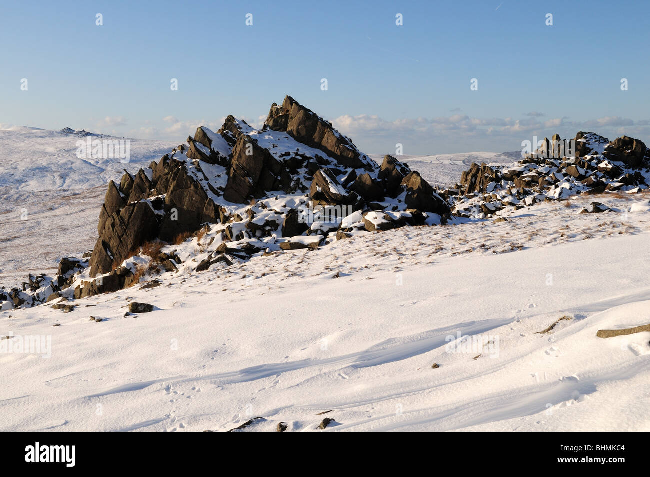 Outcrops of Spotted Dolerite -Bluestones on Carn Menyn Preseli Hills ...