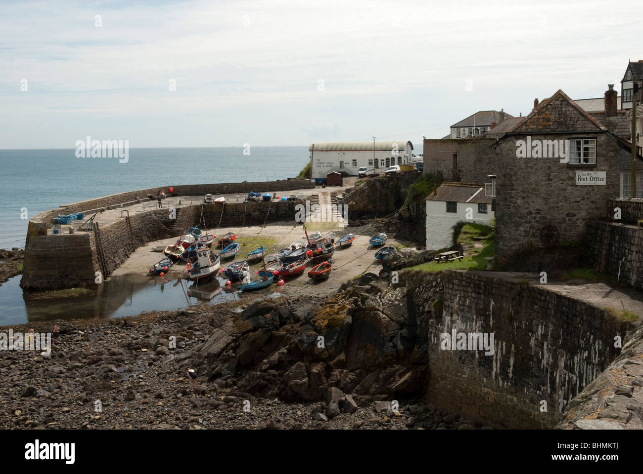 Harbour at Coverack Helston Cornwall UK Stock Photo