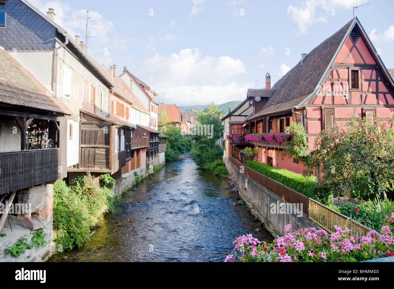 The River Weiss, Kaysersberg, Alsace, France Stock Photo Alamy