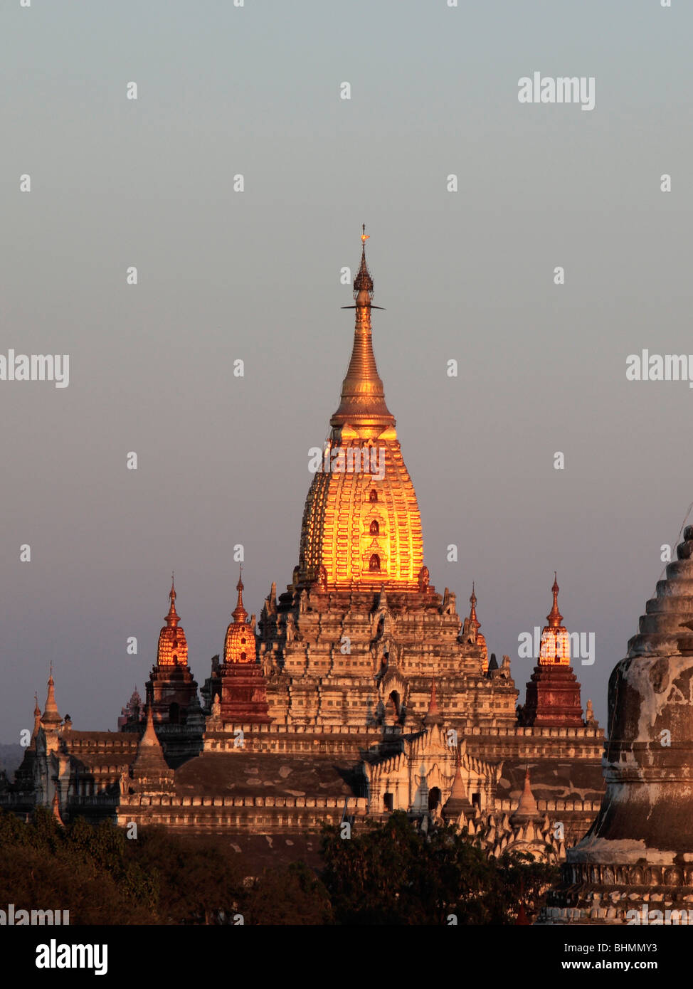 Myanmar, Burma, Bagan, Ananda Temple Stock Photo