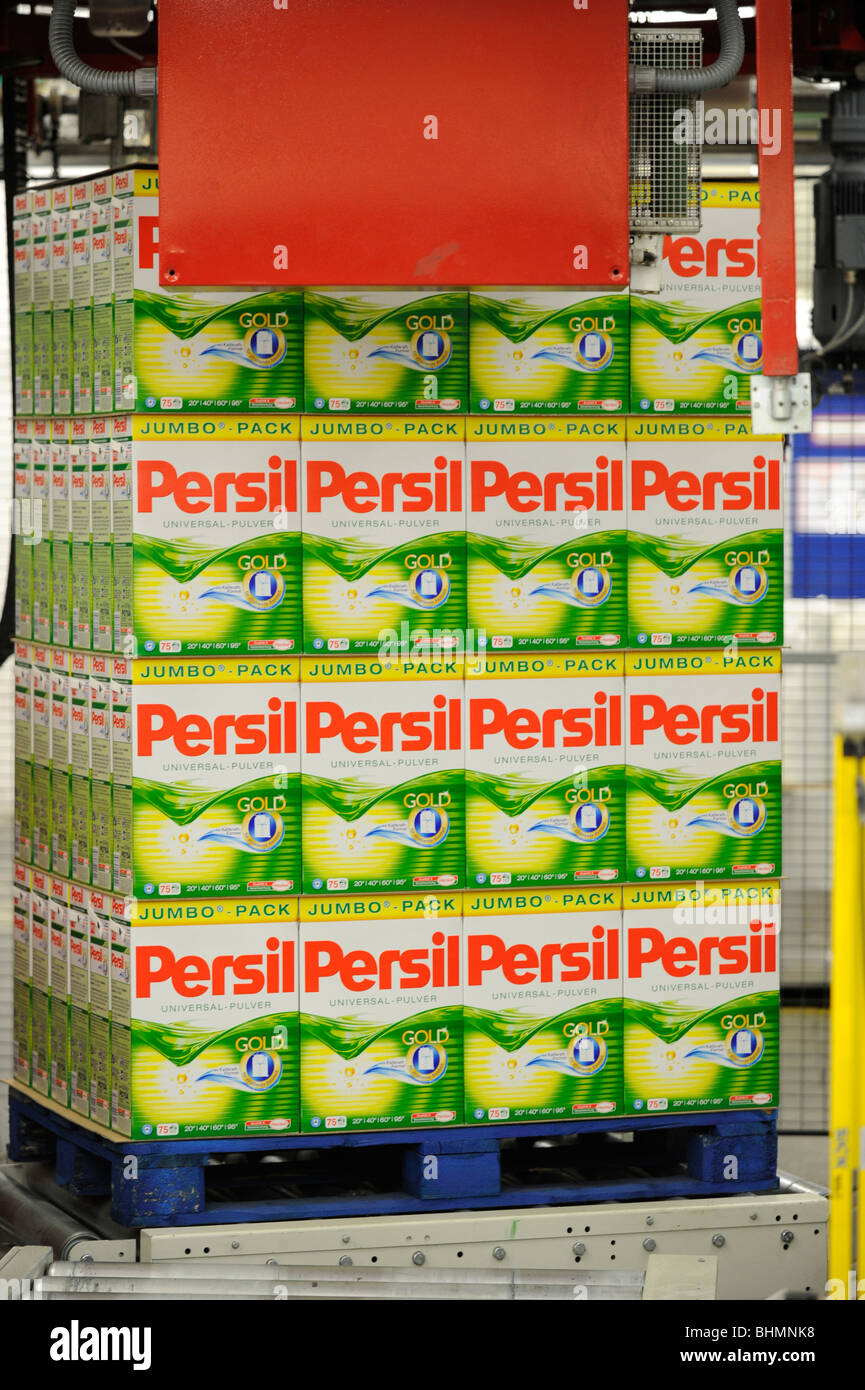 Henkel AG & Co. KGaA in Duesseldorf, germany. The assembly belt with