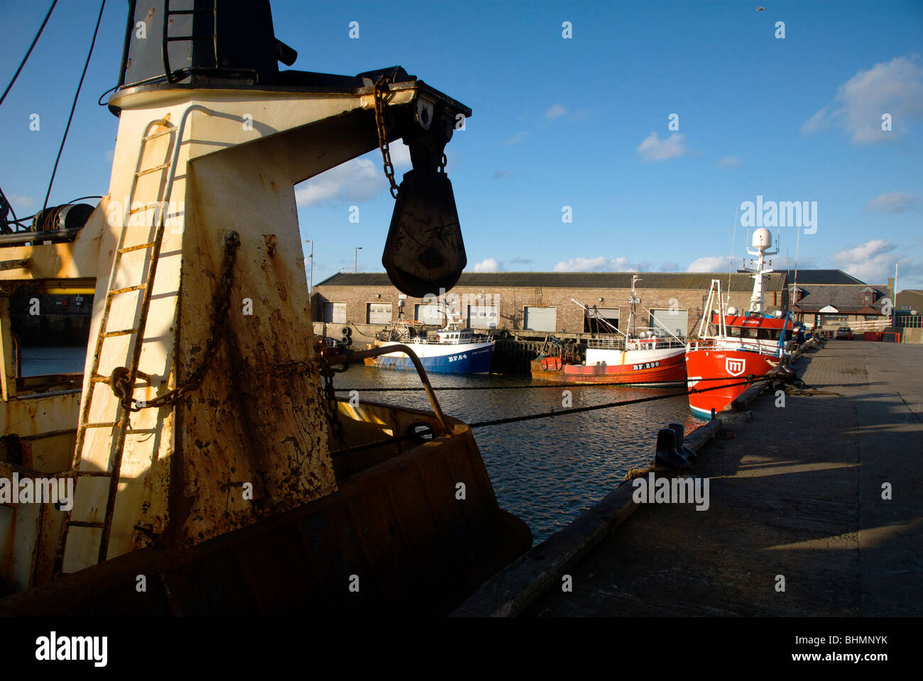 Fishing Boats Harbour Macduff High Resolution Stock Photography and ...