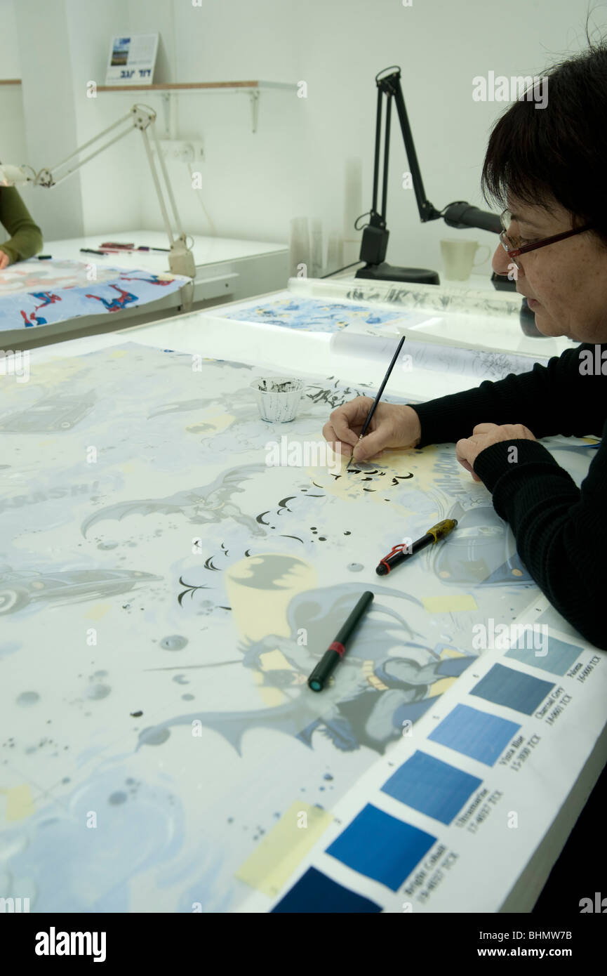 Graphic artist at work Stock Photo - Alamy