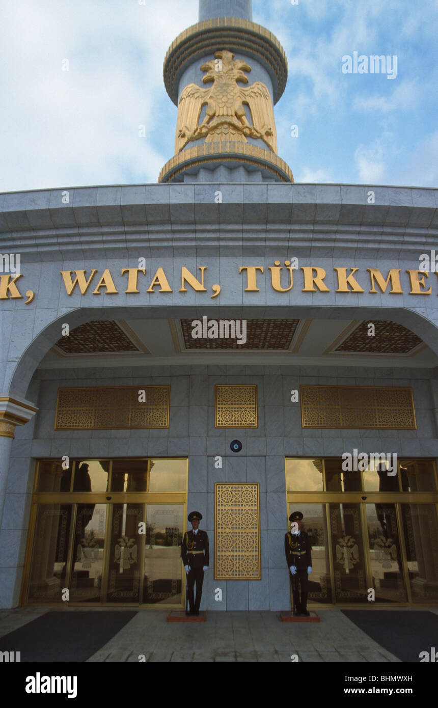 Independent Tower, Ashgabat, Turkmenistan Stock Photo