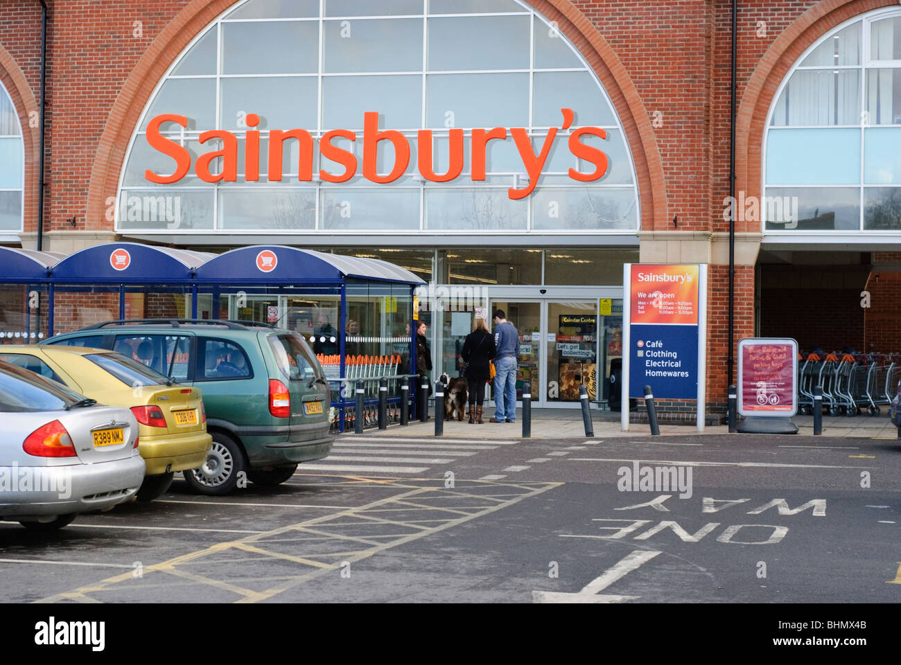 A branch of Sainsbury's in Wantage , Oxfordshire, England, U.K. Stock Photo