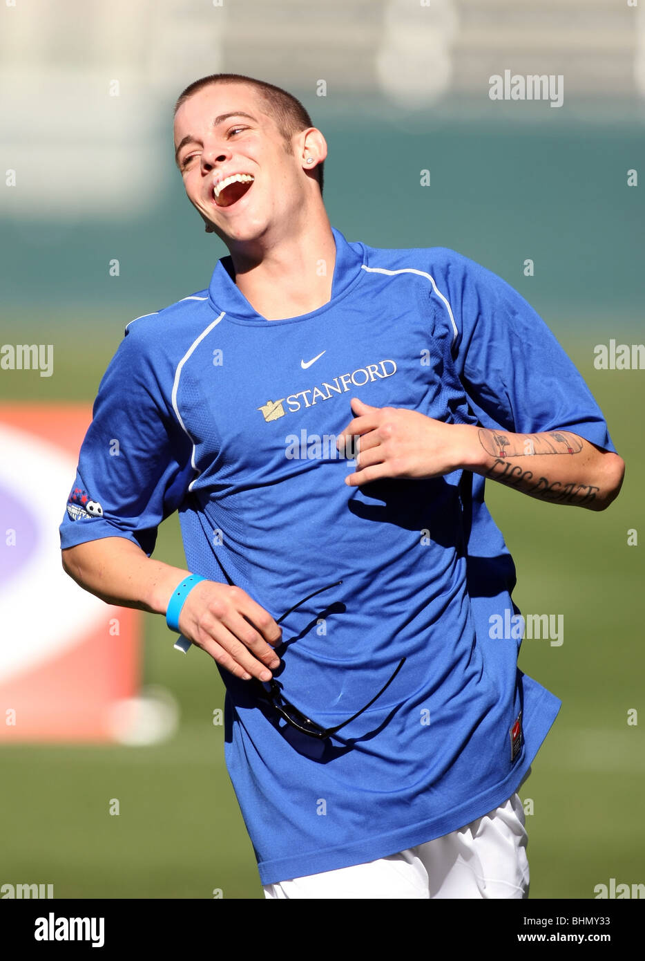 RYAN SHECKLER 2009 MIA HAMM & NOMAR GARCIAPARRA CELEBRITY SOCCER CHALLENGE CARSON LOS ANGELES CA USA 17 January 2009 Stock Photo