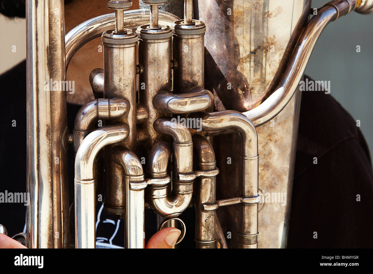 Silver tuba hires stock photography and images Alamy