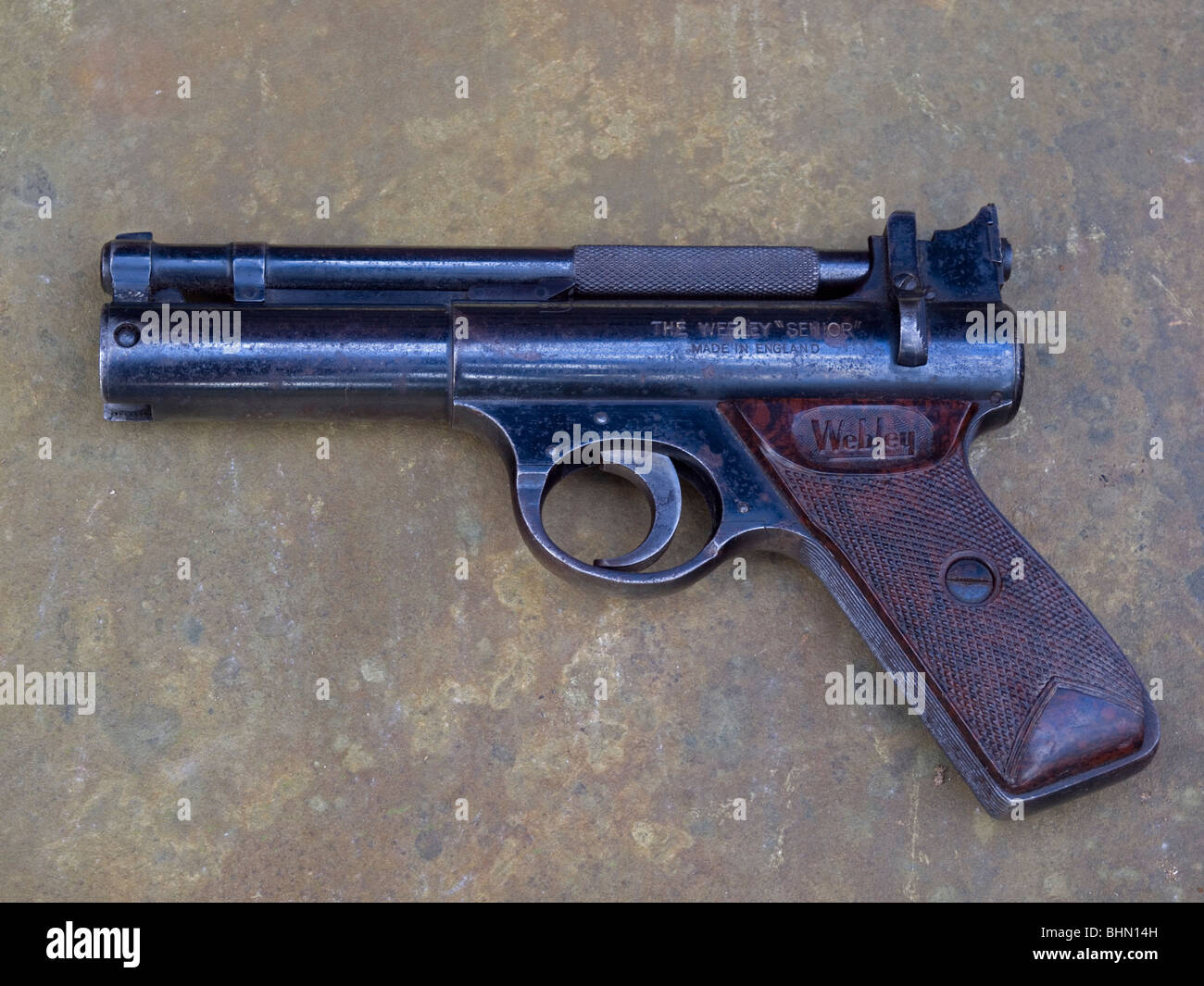 air pistol weapon gun Stock Photo