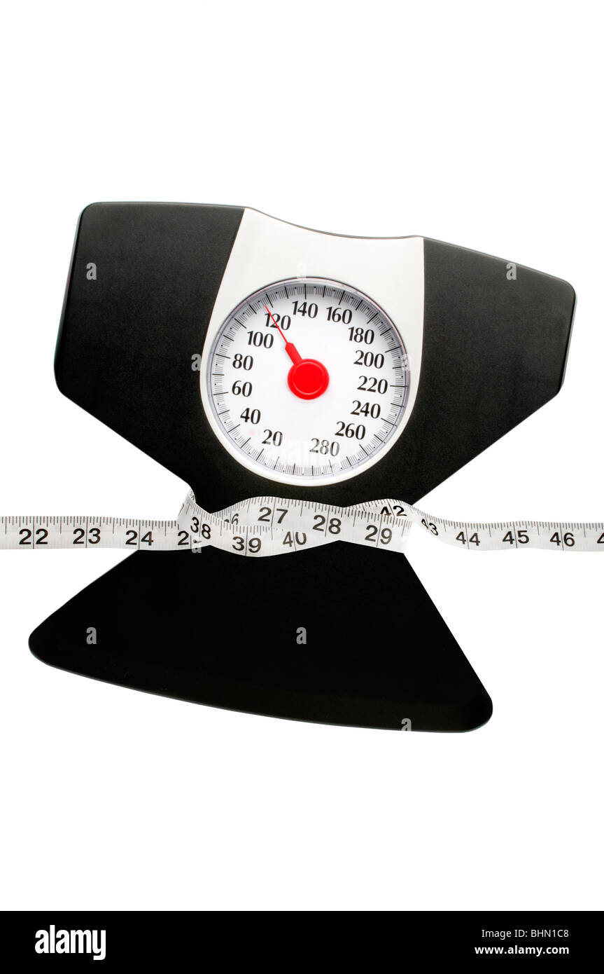 weight scale Stock Photo