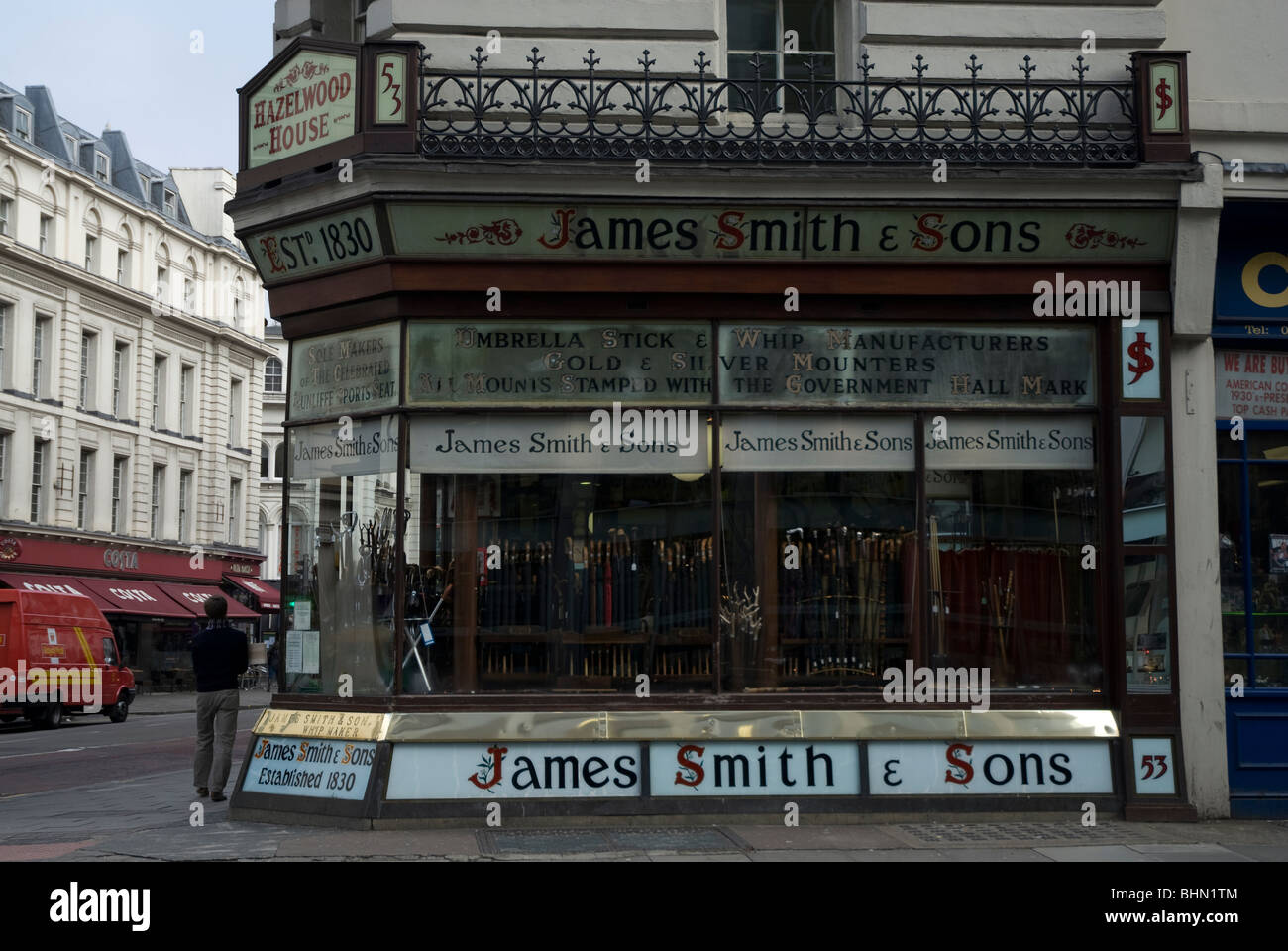 James smith sons traditional umbrella hires stock photography and