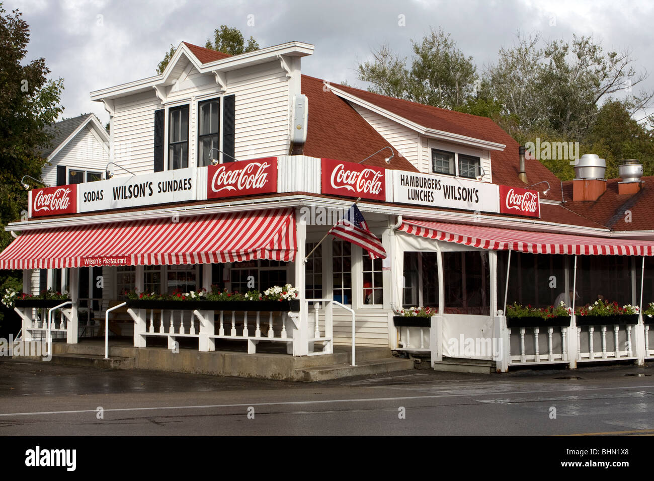 Wilson's Ice Cream Parlor, Ephraim, Door County, Wisconsin, USA Stock Photo