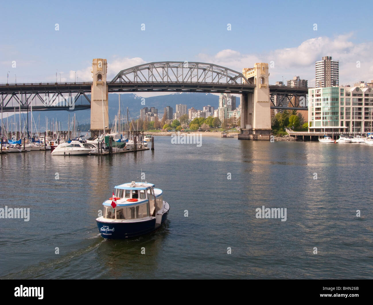False creek ferry burrard bridge hi-res stock photography and images ...