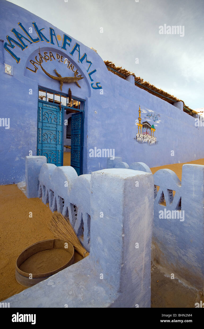 Aswan Nubian Village, Traditional House, Egypt Stock Photo Alamy