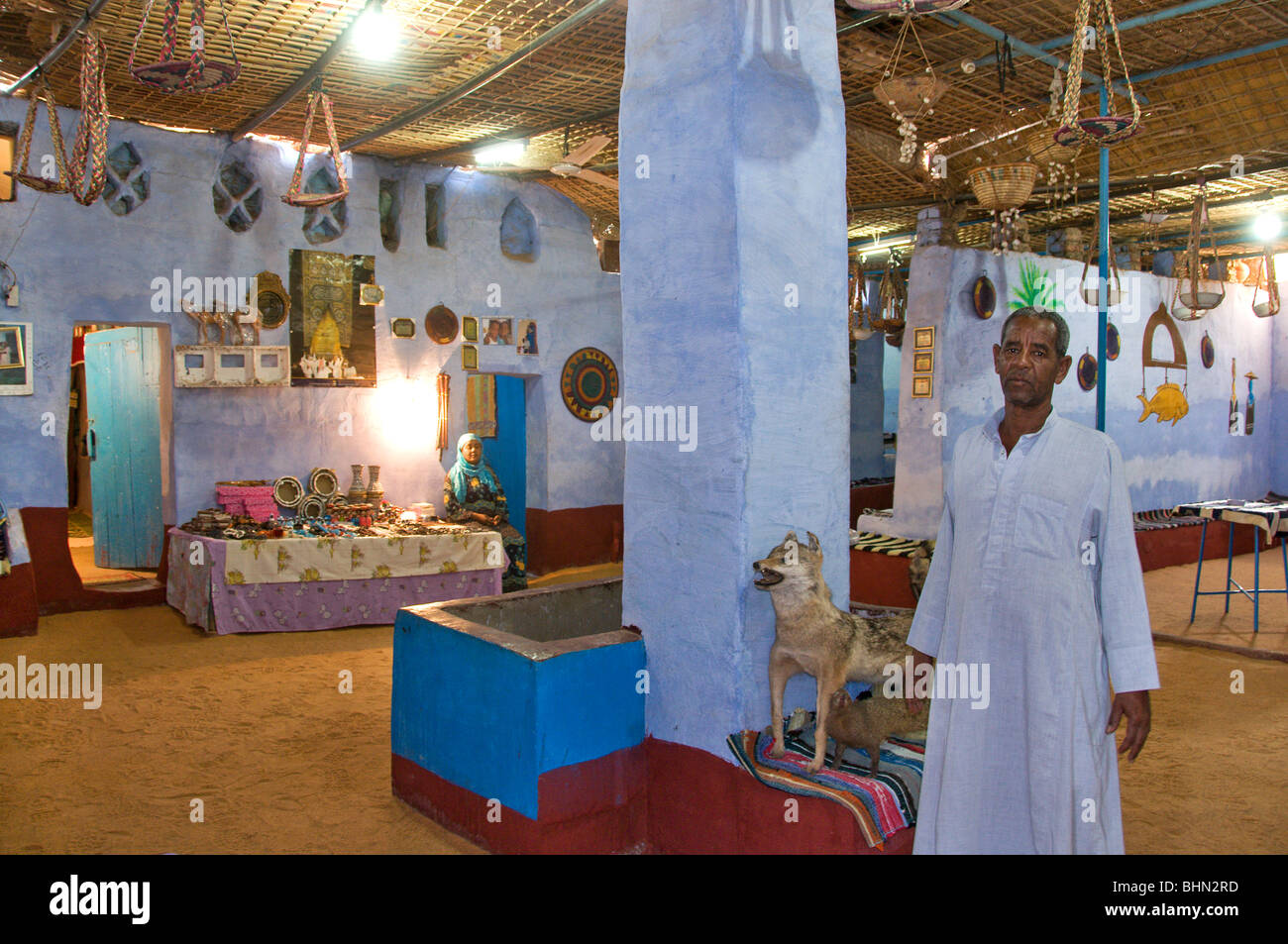 Aswan Nubian Village, Inside a House, Egypt Stock Photo Alamy