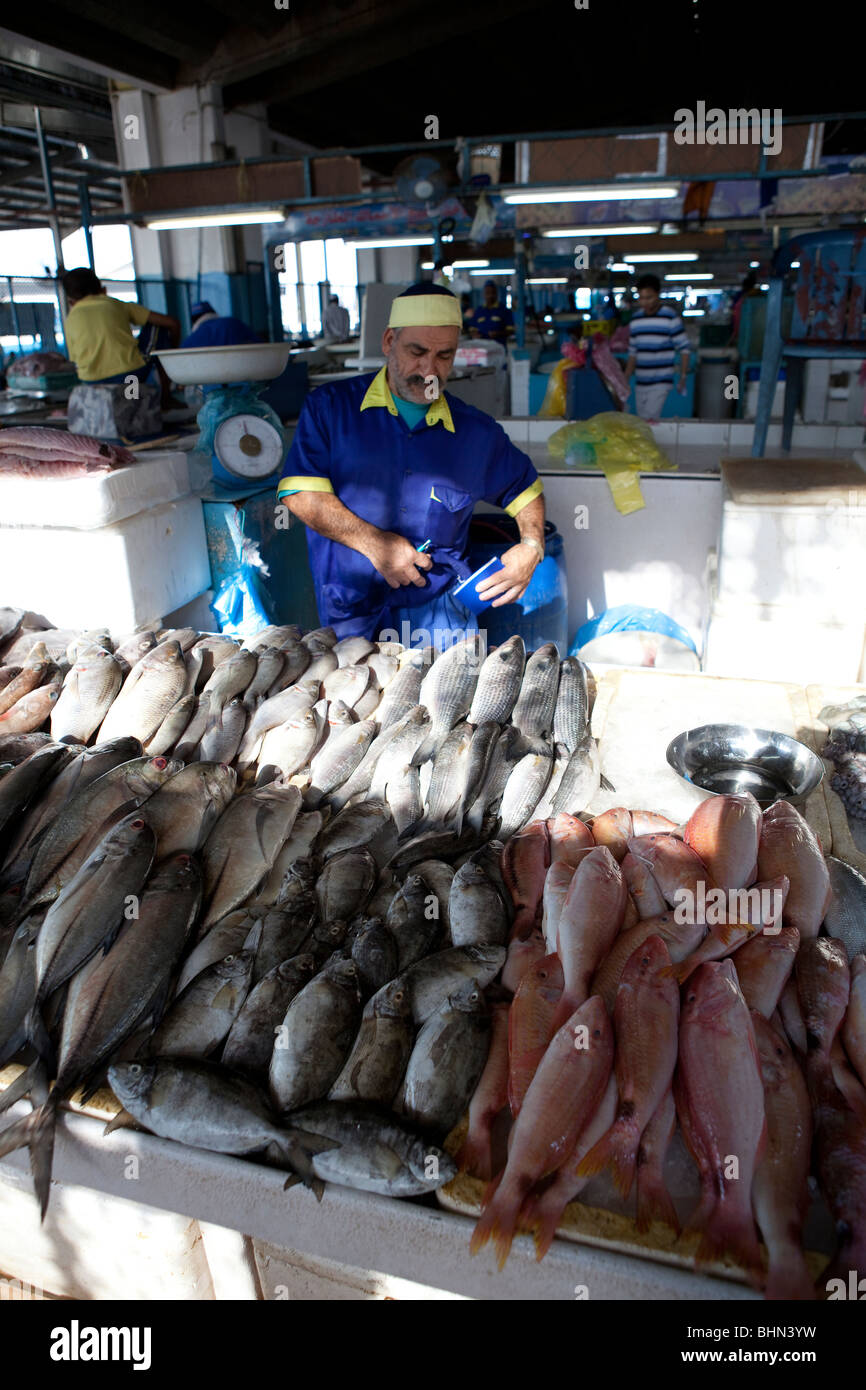 Fish market souk Jeddah Saudi Arabia Arabian food Stock Photo Alamy