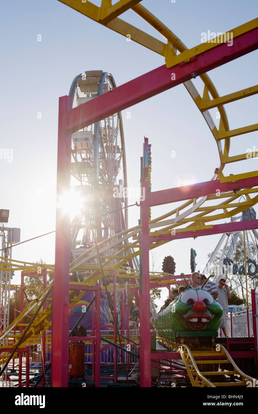 Carnival ride at the 2007 San Mateo County Fair, San Mateo, California, USA  Stock Photo - Alamy, image size:866x1390