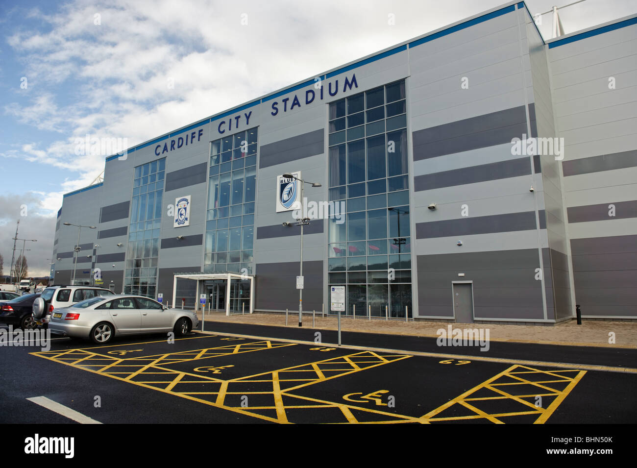 Cardiff City football club new stadium, Cardiff Wales UK Stock Photo