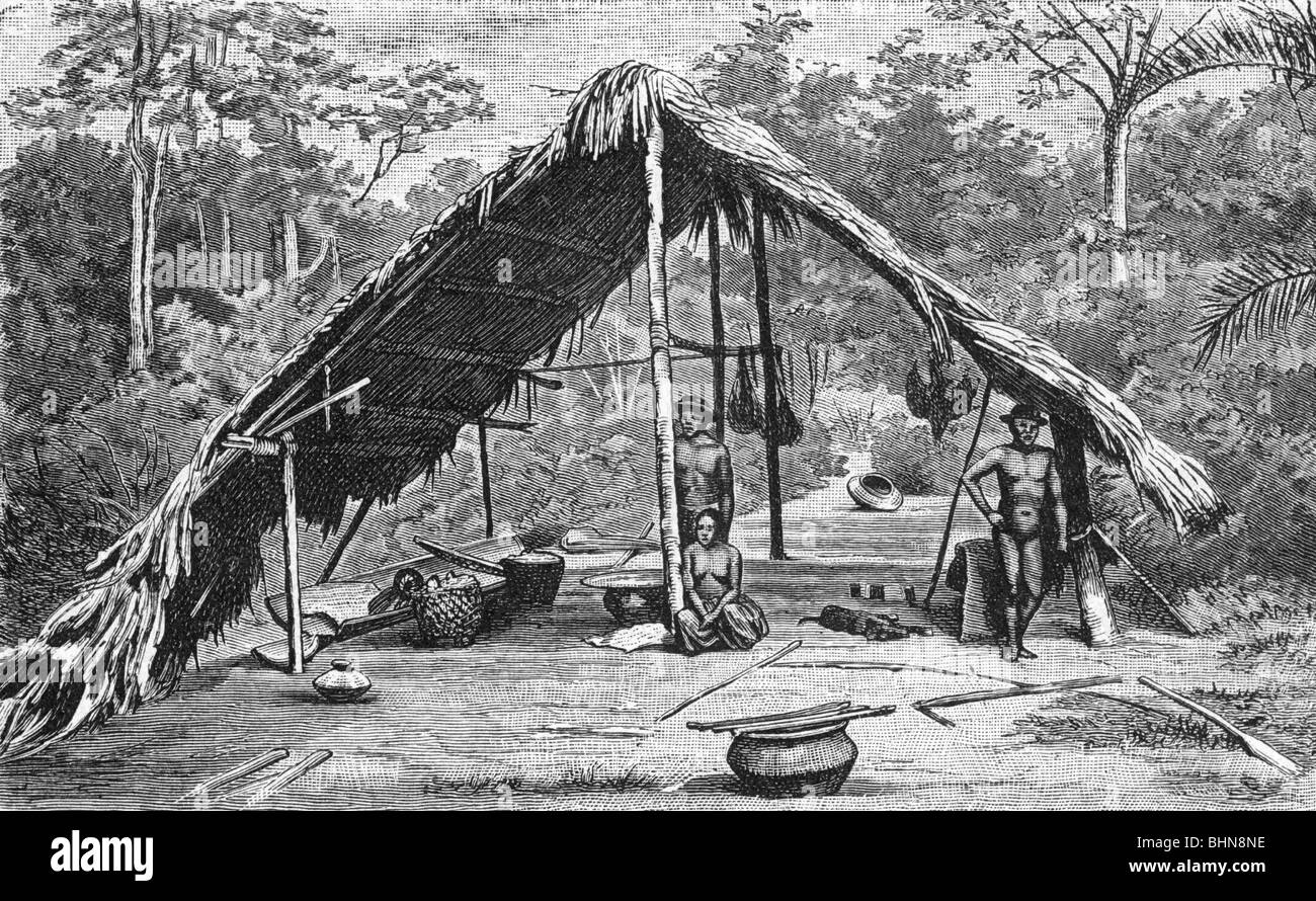 Amazon rainforest indigenous Black and White Stock Photos & Images Alamy