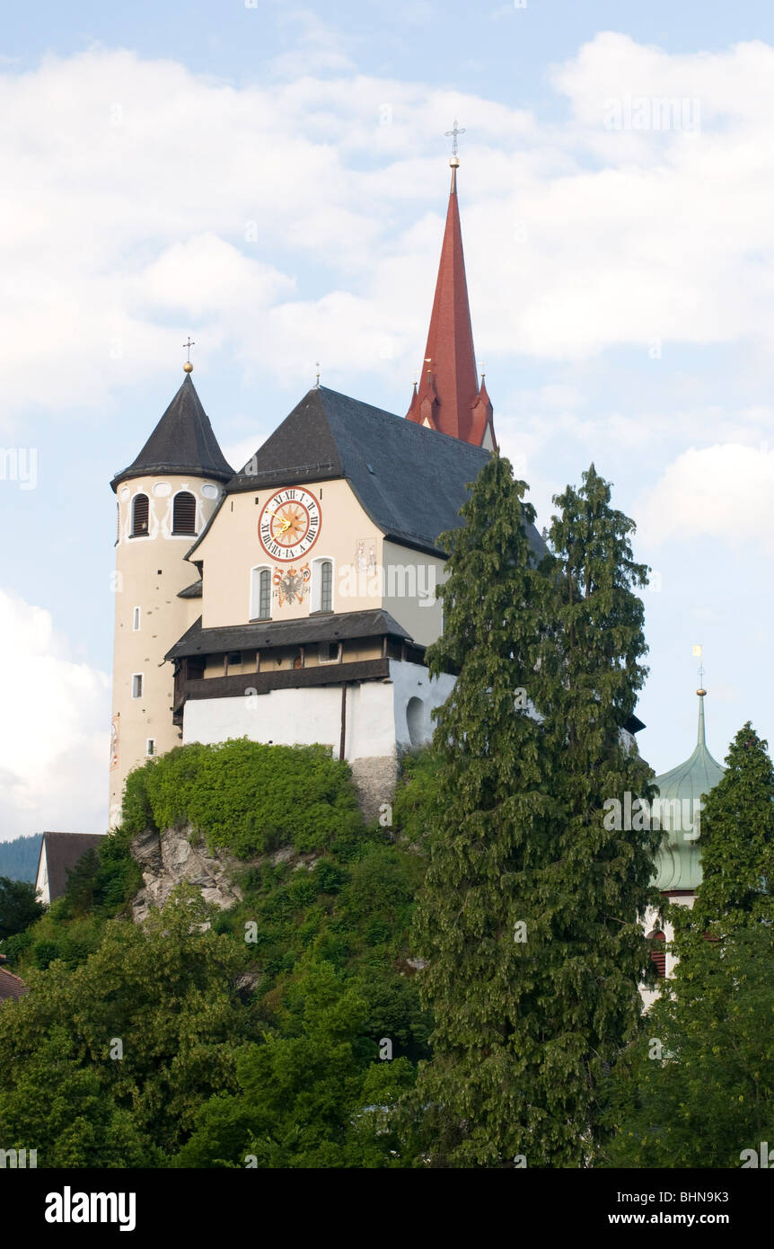 geography / travel, Austria, Vorarlberg, Rankweil, basilica, pilgrimage church, of our blessed lady Mary visitation, , Additional-Rights-Clearance-Info-Not-Available Stock Photo
