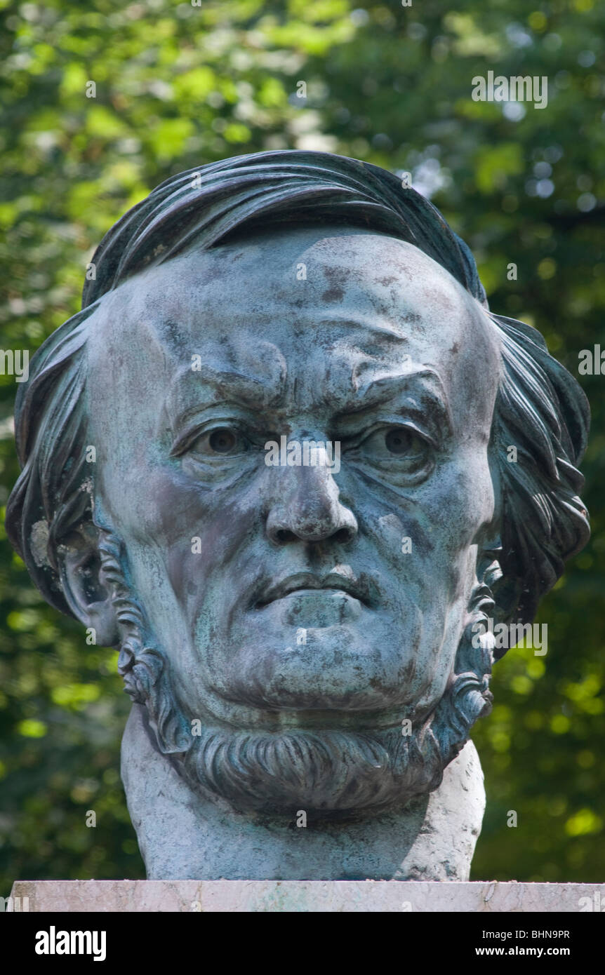 Wagner, Richard  22.5.1813 - 13.2.1883, German musician (composer), portrait, bust, Bayreuth, Stock Photo
