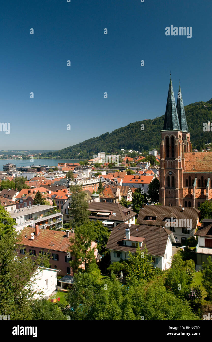 geography / travel, Austria, Vorarlberg, Lake Constance, Bregenz, view ...