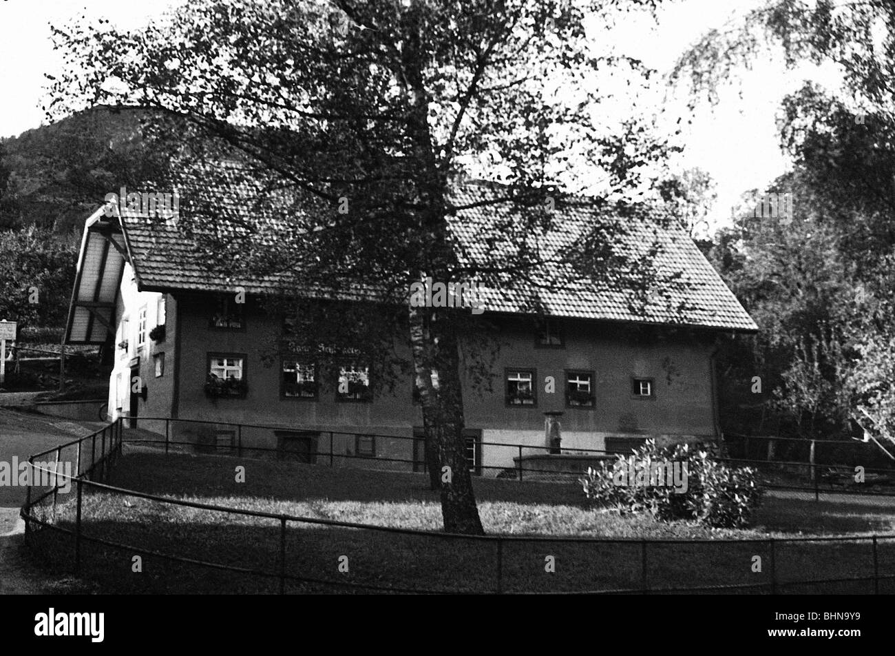 Schlageter, Albert Leo, 12.8.1894 - 26.5.1923, German officer, the house of his birth in Schoenau, Black Forest, Germany, 1938, Stock Photo