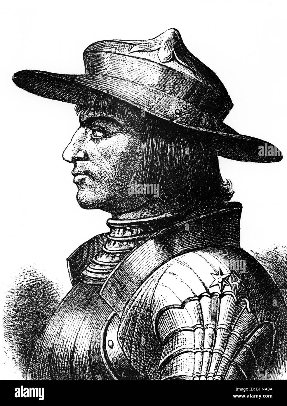 Portrait franz von sickingen 1481 hires stock photography and images