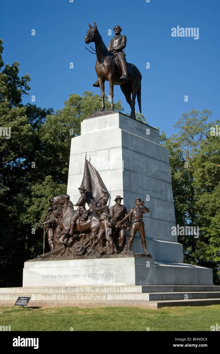 Picture of the Virginia monument at Gettysburg National Military Park
