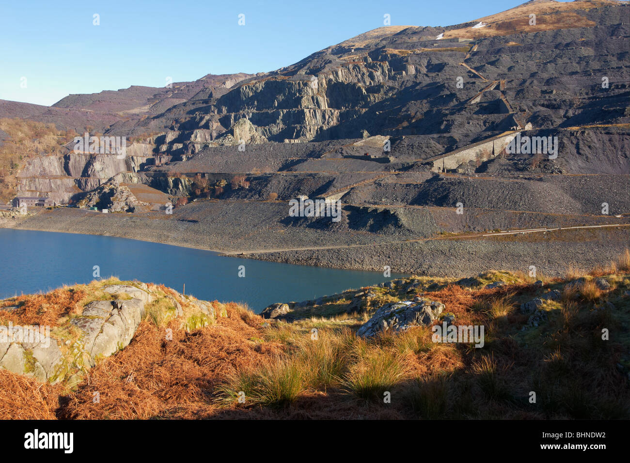 Dinorwig Quarry and Electric Mountain, Llanberis Stock Photo Alamy