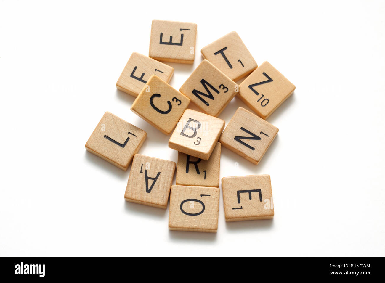 Wooden letters Stock Photo