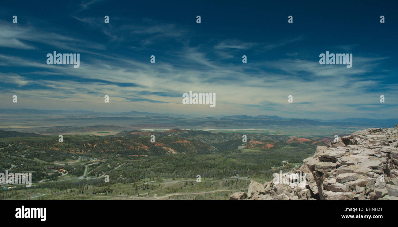 View from the summit of Brian Head Peak, Utah, USA Stock Photo