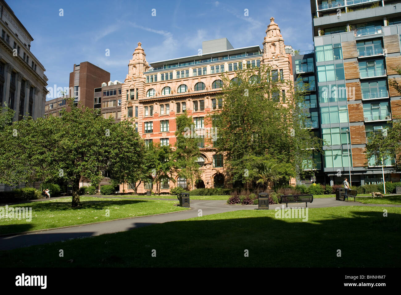 Parsonage Gardens in Manchester Stock Photo Alamy