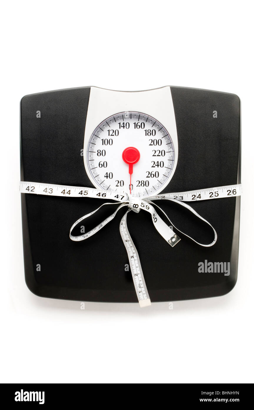 weight scale Stock Photo