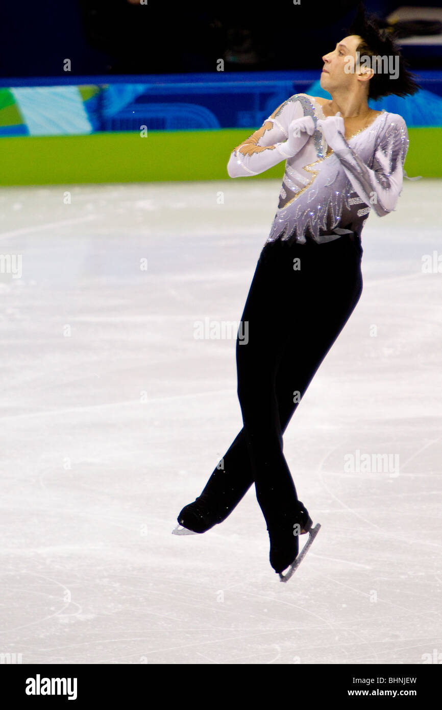 Johnny Weir (USA) competing in the Figure Skating Men's Free at the