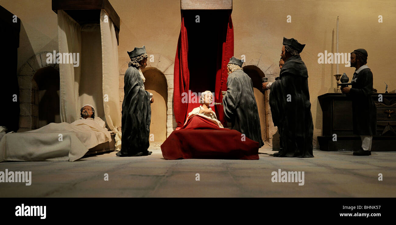 Knights Hospitallers, display models Stock Photo