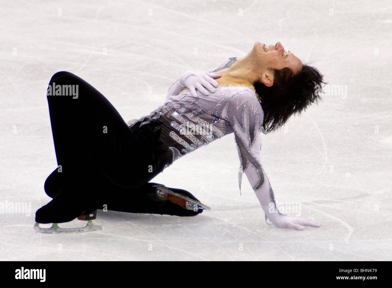 Johnny Weir (USA) competing in the Figure Skating Men's Free at the