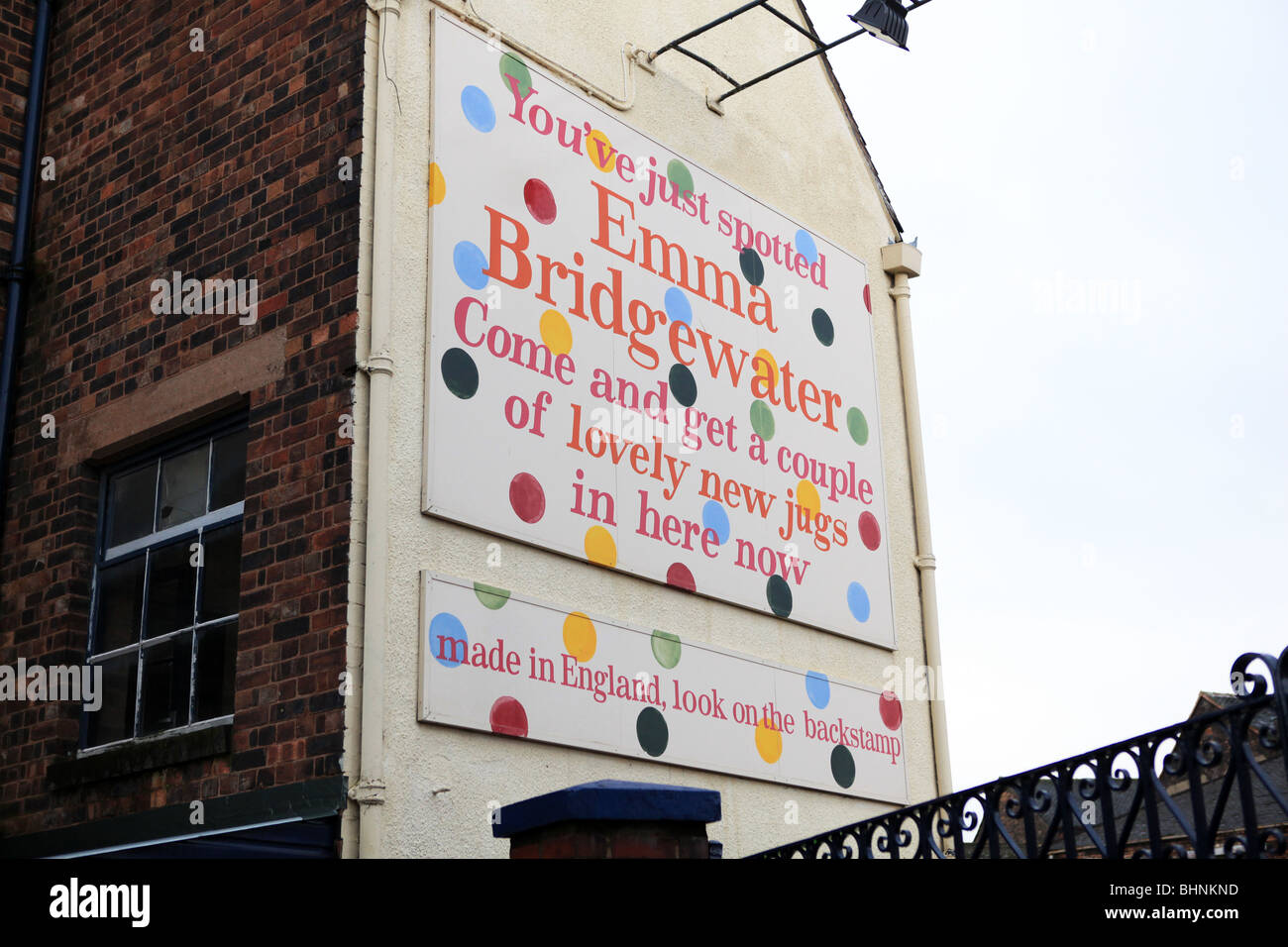 Emma Bridgewater,pottery,Stoke on Trent,polka dot Stock Photo Alamy