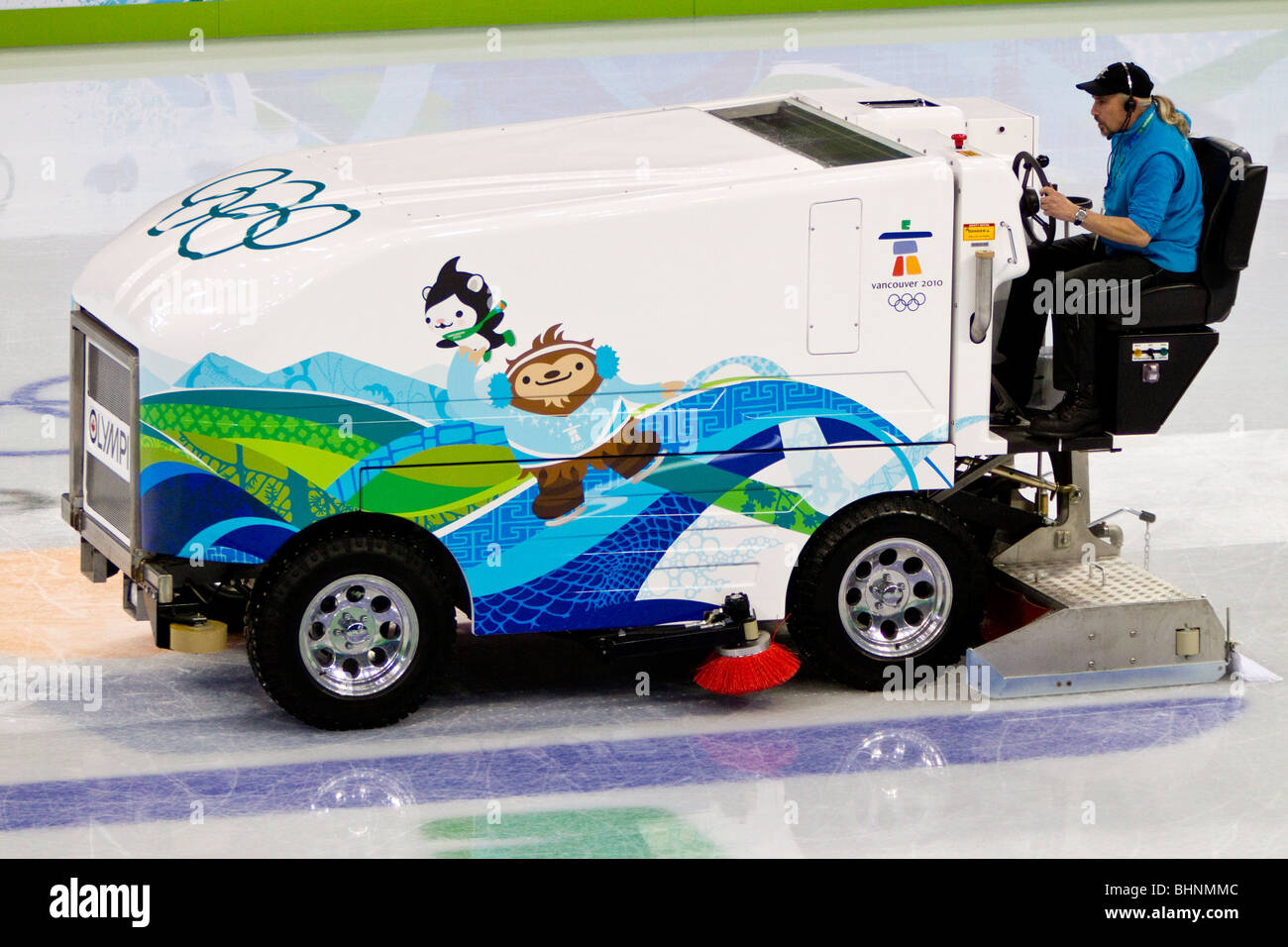 Ice resurfacing machine at the Figure Skating Men's Free at the 2010